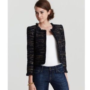 AUTHENTIC Alice +Olivia - Kidman Open Front Boxy Jacket,Sz M